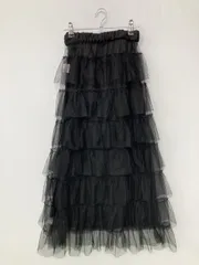 LOWRYS FARM ローリーズファーム ロングスカート F ブラック