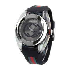 新品未使用 グッチ 腕 SYNC シンク インターロッキング ラバーベルト 