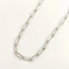 【美品】デザインチェーンネックレス　SILVER　シルバー925　40㎝　8.3g