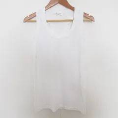 BRUNELLO CUCINELLI ブルネロクチネリ Uネック ノースリーブ カットソー タンクトップ サイズS ホワイト レディース 古着 中古 USEDのサムネイル