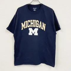Champion　チャンピオン　半袖プリントTシャツ　紺　ネイビー　XLサイズ　古着