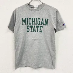 Champion　チャンピオン　半袖プリントTシャツ　グレー　Mサイズ　古着