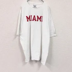 Champion　チャンピオン　半袖プリントTシャツ　白　ホワイト　XXXLサイズ　古着