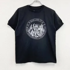 Champion　チャンピオン　半袖プリントTシャツ　黒　ブラック　Mサイズ　古着
