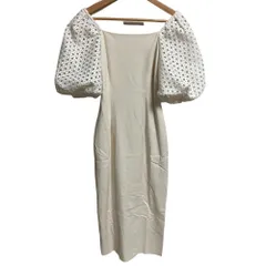 未使用 22SS FRAY I.D フレイアイディー ロングタイトレースコンビワンピース FWFO221505 サイズ1 オフホワイト  レディース 古着 中古 USED