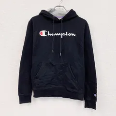 champion　チャンピオン　スウェットパーカー/フーディー　黒　ブラック　Sサイズ　古着