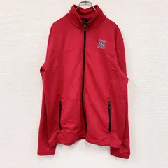 LANDS’END　ランズエンド　トラックジャケット/ジャージ　裏起毛　赤　レッド　XLサイズ　古着