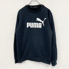 PUMA　プーマ　スウェット/トレーナー　黒　ブラック　Mサイズ　古着