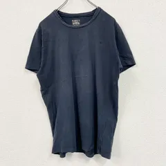 DIESEL　ディーゼル　半袖Tシャツ　ワンポイントロゴ　紺　ネイビー　Lサイズ　古着