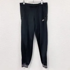 90s　NIKE　ナイキ　トラックパンツ　ジャージ　ヴィンテージ　黒　ブラック　XLサイズ　古着