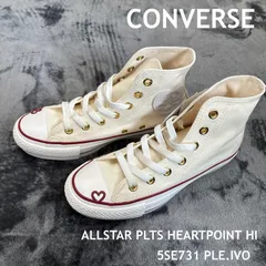 SALE【新品】CONVERSE ALL STAR PLTS HEARTPOINT HI ハイカット スニーカー レディース 厚底 コンバース オールスター PLTS ハートポイント HI  シューズ ハート 5SE731 PLE.IVO Y2K
