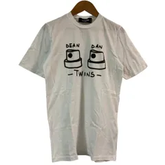 美品 22SS Dsquared2 ディースクエアード ツインズ プリントTシャツ サイズXXS ホワイト レディース 古着 中古 USED