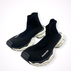 BALENCIAGA 3XL ソックススニーカー ブラック24 758429 箱 - メルカリ