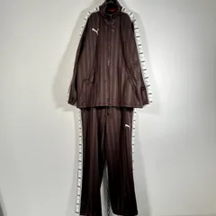 00s 10s 日本製 Japanese Vintage PUMA プージャ ブラウン 上下セットアップ 茶色 平成ギャル プーマ Lサイズ ジャージ