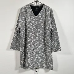 00s Y2K Karl Kani カールカナイ Vネック 七分袖カットソー Mサイズ パンク グランジカットソーのサムネイル