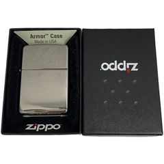 ☆未使用 Zippo ジッポー 2022年製 ホワイトニッケル 仕上げ 両面彫刻 