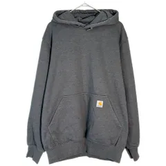 Carhartt カーハート ワンポイントロゴ スウェットパーカー グレー(メンズ M)中古 古着 X8337