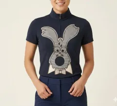 38 エムユースポーツ 半袖 ハーフジップTシャツ