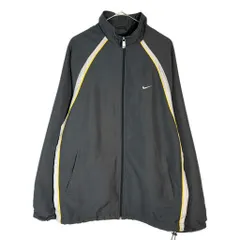 00年代 NIKE ナイキ トラックジャケット スポーツ グレー(メンズ L)中古 古着 X8338