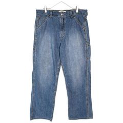 Levi's リーバイス CARPENTER デニムペインターパンツ  ブルー(メンズ W36 L32)中古 古着 X8339 Levi's リーバイス CARPENTER デニムペインターパンツ ブルー(メンズ