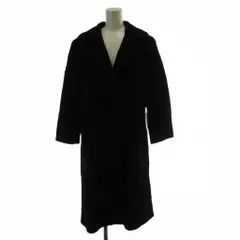 ノーブランド ロングコート 黒 ブラック テーラードカラー 長袖 /GG ■ECB003