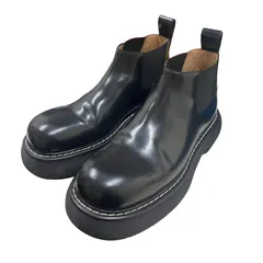 ボッテガヴェネタ　Bottega Veneta　サイドゴア　ショートブーツ　カーフレザー　ブラック　＃44サイズ