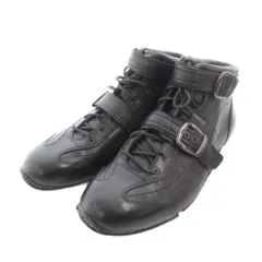 ポロ ラルフローレン POLO RALPH LAUREN ライディングシューズ ブーツ レザー 7.5D 黒 ブラック レースアップ ショート丈 /ML ■GY99