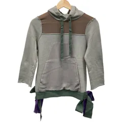 UNDER COVER(アンダーカバー) パーカー サイズ1 S レディース - グレー×ブラウン×マルチ 七分袖/リボン/ダメージ加工のサムネイル