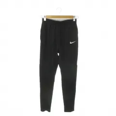 ナイキ NIKE DRY-FIT ロングパンツ ジャージ 裾ジップ スポーツウェア 子ども服（男の子用） 150-160 L 黒 ブラック /AH15 ■ECD003