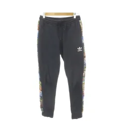 アディダスオリジナルス adidas originals ジョガーパンツ スウェット 裏起毛 トレフォイル サイド切り替え スポーツウェア L 紺 ネイビー /AH11 ■ECD003