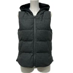 theory(セオリー) ダウンベスト サイズS レディース美品  - グレー×ネイビー リバーシブル/ジップアップ/秋/冬