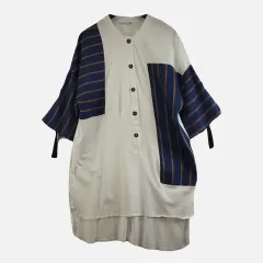 ザラ レディース L ロング ブラウス ONE PIECE M6427