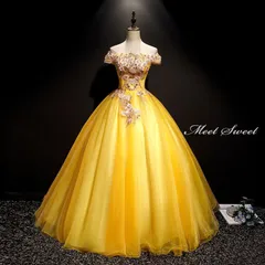 新品 未使用 ウェディングドレス ウエディングドレス カラードレス ステージ衣装 声楽 結婚式 花嫁 演奏会 安い 披露宴 イブニングドレス 二次会ドレス 発表会 舞台ドレス ステージ衣装 パーティードレス イエロー 上品 コンサート カクテルドレス