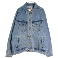 Wrangler ラングラー デニムジャケット ブルー(メンズ XL)中古 古着 X8347のサムネイル