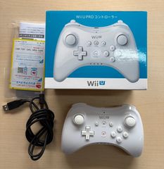 Wii U PRO コントローラー シロ（shiro） プロコン - メルカリ