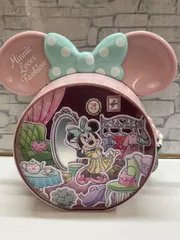 【N6-88】◇ ディズニーリゾート　ポップコーンバケット　ミニーマウス　ミニーちゃんピンクカラー