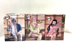 [高松43-0085] 鬼滅の刃 クラフトホリック ぬーどるストッパーフィギュア3種セット 宇髄天元 禰豆子 甘露寺蜜璃 [未開封/80]