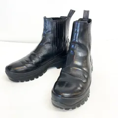 Le Talon GRISE VIBRAM グリーズ ルタロン レザー ヴィブラムソール サイドゴア ブーツ 黒 ブラック Ks2-50のサムネイル