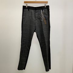 定価52000円 KIDILL チェック柄 サイドジッパーパンツ - メルカリ