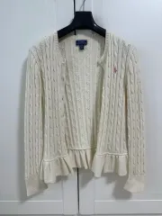 ポロ キッズ 女の子 ケーブル ニット カーディガン ラルフローレン