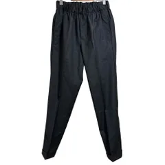 美品 ENTRE AMIS アントレアミ ストレッチ イージースラックスパンツ サイズS チャコールグレー メンズ 古着 中古 USEDのサムネイル