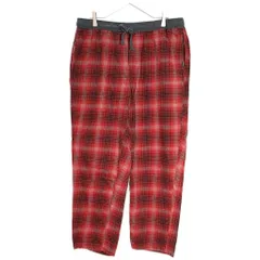 Eddie Bauer エディーバウアー パジャマパンツ アウトドア チェック レッド(メンズ L)中古 古着 X8356のサムネイル