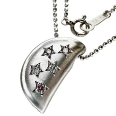 スターデザイン 天然ピンクダイヤモンド 0.06ct ダイヤモンド 0.04ct ネックレス K18WGホワイトゴールド 18金  6.2g 40cm レディース 【中古】【真子質店】【NN】