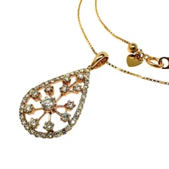 ダイヤモンド 計0.80ct ネックレス K18PGピンクゴールド 18金  5.3g 45cm レディース 【中古】【真子質店】【NN】
