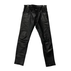 Liugoo Leathers リューグーレザーズ本革パンツ 古着 バイカー - メルカリ