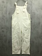 CIMARRON JEANS ×FREAK'S STORE シマロンジーンズ 別注ミリタリー サロペット オーバーオール sizeF/白 ■■ レディース