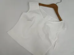 新品タグ付 プロポーションボディドレッシング PROPORTION BODY DRESSING フレンチスリーブ 半袖 Vネック カットソー 2 ホワイト  中古
