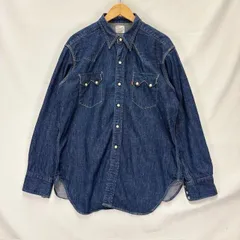 90s LEVI'S BIG E ショートホーンウエスタンシャツ デニムシャツ MADE IN USA サイズXL 48 7205 1018 018 010 555 0797 20601-3 08041305 01