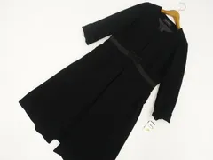 大きいサイズ 新品タグ付 REGINA PORTE 洗えるロング丈長袖フェイクレイヤードワンピース ロングシーズンブラックフォーマル 15AR ブラック 喪服 冠婚葬祭 中古