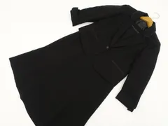 大きいサイズ 未使用品 長袖テーラードジャケット+五分袖ロング丈ワンピース ロングシーズンブラックフォーマル2点セット 17ABR 黒 喪服 礼服 冠婚葬祭 中古